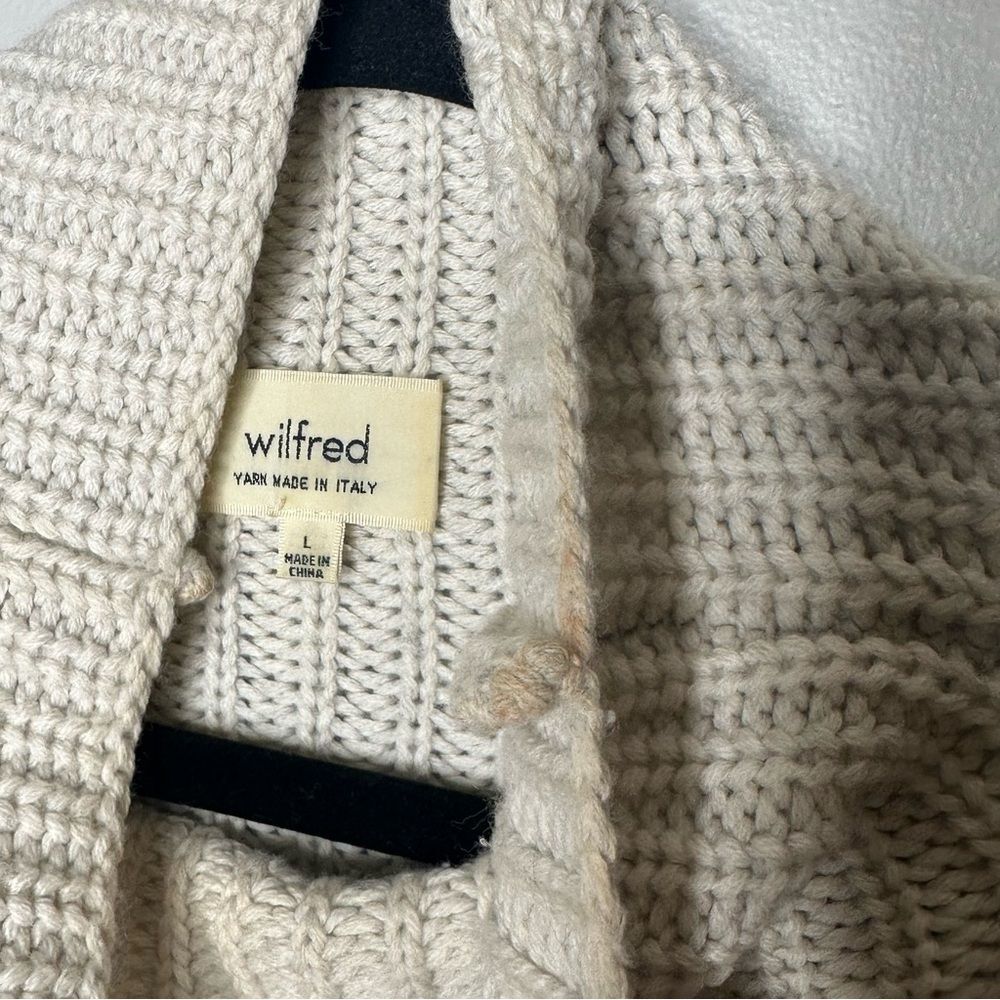 Aritzia Wilfred 100% Wool Chunky Sweater - Picture 5 of 9